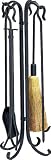 Outdoor Living : UniFlame 5 Piece Heavy Weight Rustic Fireset