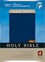 Holy Bible: New Living Translation, TuTone Navy/Chestnut Bonded Leather Premium Slimline Reference (Book only)