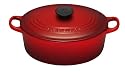 Le Creuset Cast Iron Oval Casserole, Cerise, 25 cm