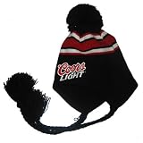 Coors Light Beer Alcohol Beanie - Striped Side Tie Name Logo Skull Cap Hat