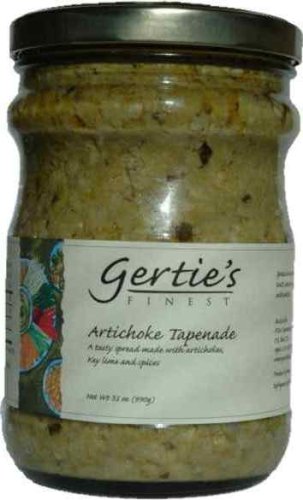 Buy Now at Amazon.com: Gerties Finest  Artichoke Tapenade (1 Case Contains 6 - 33.5 Oz Jars With Free Shipping)