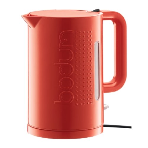 Deals For Bodum Bistro Electric Water Kettle, 1.5 l, 51 oz, Red, 11138