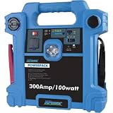 NPower Powerpack Emergency Power Source with Air Compressor - 300 Amps, 100 Watts
