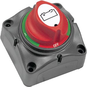 BEP 701S Mini Battery Selector Switch, Four Position, 225 Amps Continuous