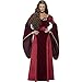 Smiffys womens Deluxe Medieval Queen Costume,Red,S - US Size 6-8,27877S