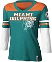 Miami Dolphins Youth Girls Long Sleeve Statement T-Shirt