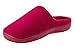 Moxo Women's & Men's Coral Fleece Bedroom Slippers/Footwear Memory Foam Clogs (DarkRed) 38-39 EUR