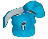 Carolina Panthers Blue Plastic Snapback Adjustable Plastic Snap Back Hat / Cap