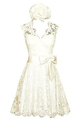 Satin/Tulle Lace Short Mini Dress 