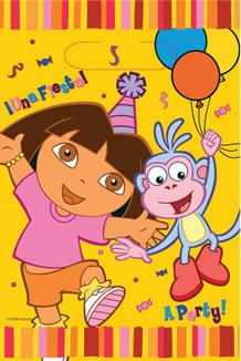 Dora Party Bags 8 Pack