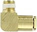 Eaton Weatherhead 1869X6 Brass CA360 D.O.T. Air Brake Tube Fitting, 90 Degree Elbow, 1/4