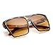Large Oversized Retro Fashion Square Flat Top Sunglasses