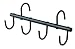 Perri's Portable Tack Rack, Black, One Size