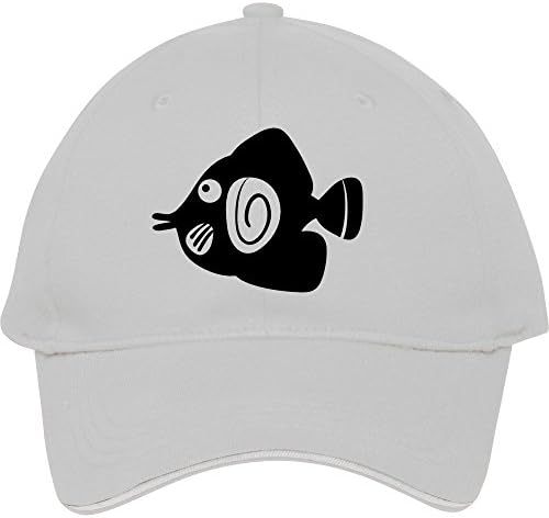 New Fish Custom Color Cotton Snapback Hats Male/female Baseball Cap White