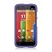 Eagle Cell Motorola G Rubber Protector Case - Retail Packaging - Purple