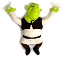 Shrek Soft Toy Car Window Glass Sucker