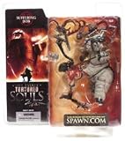 McFarlane's Toys Clive Barker's Tortured Souls 2 The Fallen 6 Inch Tall Action Figure - Suffering Bob with Two Bloody Mechanical Appendages That Are Fully Articulated and Removable and Removable Facemask.