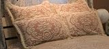 Stylemaster Concord Center Motif Standard Woven Pillow Sham, Burgundy