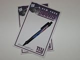 NEW YORK GIANTS 2 Team Pads & Logo Pen Set