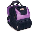 White Dot Violet / Black Bowling Bag
