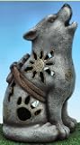 Howling Coyote Ugly Solar Landscape Table Garden Light - B001719SOA