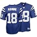 Peyton Manning Youth Jersey: Reebok Blue Replica #18 Indianapolis Colts Jersey - Small (8)