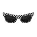 Smoky Funky Checker Costume Glasses