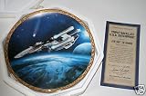 Star Trek Triple Nacelled U.S.S. Enterprise Collectible Plate from The Star Trek Voyagers Plate Collection