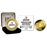 Houston Astros 24Kt Gold And Color Team Commemorative Coin