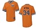 Nolan Ryan Houston Astros Embroidered Tackle Twill Cooperstown MLB V-Neck Baseball Jersey By Nike Te (XXL=52)