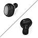 MAXBO® Newest Bluetooth Headphones V4.1 Wireless Bluetooth Stereo Sport Headset In-Ear Earphones with Microphone & Magnet Attraction & Aluminium Alloy Earbuds (Black-1)