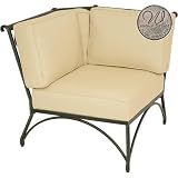 Windham Castings Catalina Deep Seating Corner Sectional Chair Frame Only, Pecan
