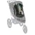 BOB Weather Shield For Single Revolution/Stroller Strides Models in Gray