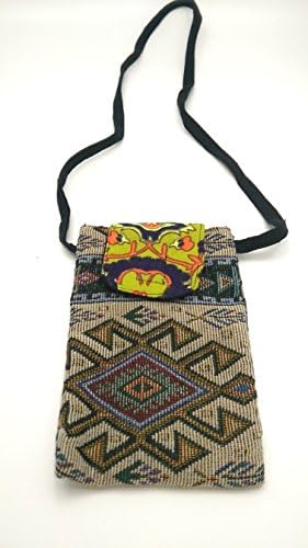 Travel Neck Wallet Crossboby Purse Cell Phone Passport Key Cards Shoulder Strap Small Bag for Men and Women.