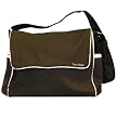 Canvas Messenger Diaper Bag- Brown