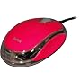 Saitek PM09hr Notebook Optical Mouse - Hot Red