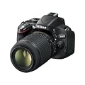 Nikon D5100 Digital SLR Camera with 18-55mm VR and 55-200mm VR Twin Lens Kit (16.2MP) 2.7 inch LCD