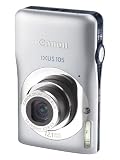 Canon IXUS 105 Digital Camera - Silver (12.1 MP, 4x Optical Zoom) 2.7 Inch PureColor LCD