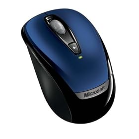 Microsoft 6BA-00023 Wireless Mobile Mouse 3000 (Blue)