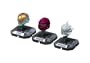 HALO Helmet 3PKs Series 1 - Set 2: Hayabusa (White), EVA (Cyan), Rogue (Crimson)