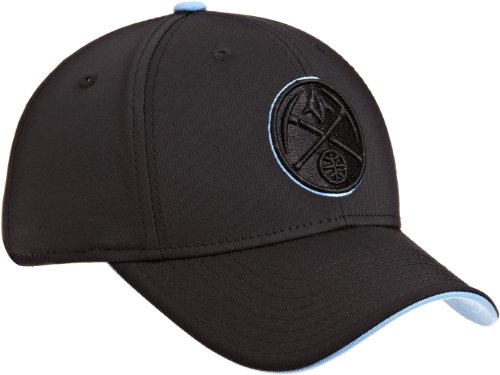 NBA Women's Denver Nuggets Black Structured Flex - Ty13Z, Small/Medium , Black