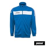 Joma Academy Mens Football Training Tracksuit Top Blue/White Small