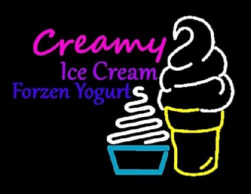 Gagne 1618-Ice Cream LED Lit Sign with Ice Cream Logo