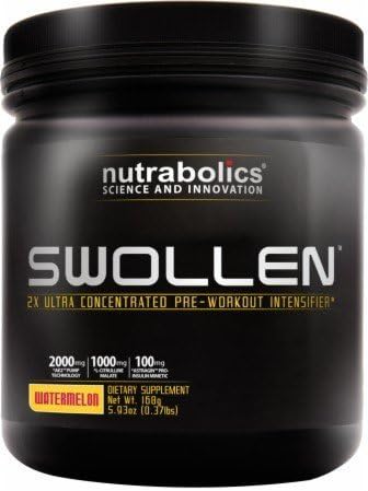 Nutrabolics SWOLLEN Pre-workout Muscle Pump 168g (Watermelon) by Nutrabolics