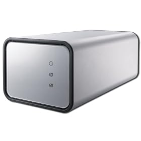 3.5" Dual SATA to USB 2.0 + eSATA External Enclosure w/ RAID - Silver Color