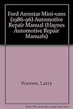 Ford Aerostar mini-vans automotive repair manual