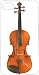 Clear Hard Plastic Case Custom Designed Violin iPhone Case for iPhone 4 or 4s from any carrier!