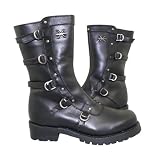 Xelement Women's Siren Strap Motorcycle Boots - 6.5
