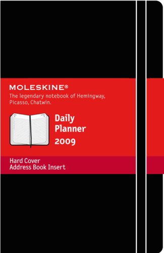 Moleskine Daily Planner 12 Months Hard Black Cover Large