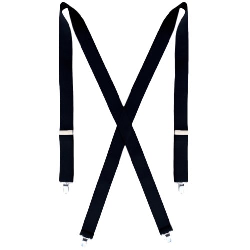 Big and Tall Dress Suspenders for Men - 54 inches Long - 1.5 inches Wide